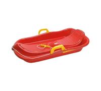 RED Sledge with Brakes by Dantoy 79cm 6755 Bob Sled Toboggan Winter Snow Rope