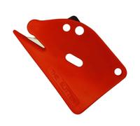 RED Slitter Safety Knife, Box Cutter & Package Opener - Utility Knife for Warehouse, Cardboard, Tape, Film, Carton & Straps - Safe Work Knife for Cutting Boxes (The Slitter)