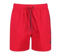Ben Sherman Mens Boulders Beach Swim Shorts in Red - Size Small