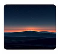 Red Small Mouse Mat 270x220mm Gaming Mouse Pad Sunset, Non-Slip Rubber Base, Waterproof Surface, Stitched Edges Mousemat, Compatible with Laser and Optical Mice Wear-Resistant, Gifts for Men 8-1612