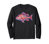 Red Snapper Fish Ocean Fishing Marine Life Long Sleeve T-Shirt