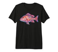 Red Snapper Fish Ocean Fishing Marine Life Premium T-Shirt