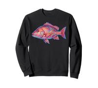Red Snapper Fish Ocean Fishing Marine Life Sweatshirt