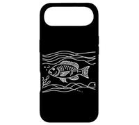 Red Snapper Line Art Fish Lover Case for iPhone Air