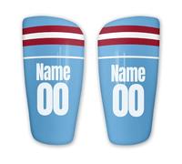 Red Snapper Photo Personalised Shin Pads - Custom Shin Guard for Kids & Adults - Design Your Own for Football - Durable Plastic with Foam Backing - Unique Gifts for Fans - Lightweight & Comfortable
