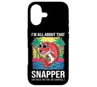 Red Snapper Whisperer Fish Lover Saltwater Fishing Ocean Case for iPhone 17