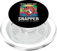 Red Snapper Whisperer Fish Lover Saltwater Fishing Ocean PopSockets PopGrip for MagSafe