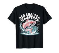 Red Snapper Whisperer Shirt Deep Sea Fishing Clothing Bass T-Shirt