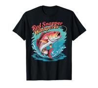 Red Snapper Whisperer Shirt Deep Sea Fishing Clothing Bass T-Shirt