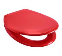 New Euroshowers Rainbow Toilet Seats ONE Button Release Soft Close Top/Bottom Fix (red)