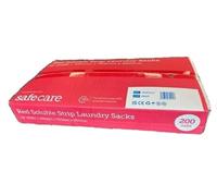 Red Soluble Strip Laundry Sacks Dissolvable Washing Bag 38inch 450x700x950mm Extra Large size