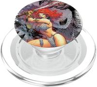 Red Sonja Jim Lee Comic Cover She-Devil Sword Queen Warrior PopSockets PopGrip for MagSafe