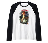 Red Sonja Mark Silvestri Comic Cover She-Devil Warrior Woman Raglan Baseball Tee