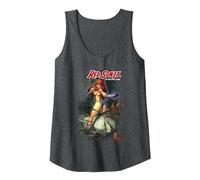 Red Sonja Mark Silvestri Comic Cover She-Devil Warrior Woman Tank Top, Women, Dark Heather Grey, Small