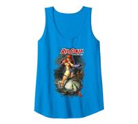 Red Sonja Mark Silvestri Comic Cover She-Devil Warrior Woman Tank Top, Women, Sapphire Blue, X-Large