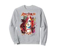 Red Sonja Matt Brooks Comic Cover Warrior Woman Pop Art Fine Sweatshirt
