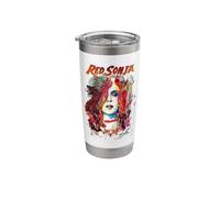 Red Sonja Matt Brooks Comic Cover Warrior Woman Pop Fine Art Stainless Steel Insulated Tumbler