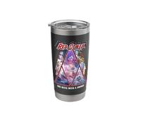 Red Sonja Poster Synthwave Redhead Epic Cyberpunk Retro 80s Stainless Steel Insulated Tumbler