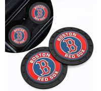 Red Sox Car Cup Holder Coasters for Baseball Fans,Boston Red Sox Car Coasters for Car Cup Holder,Baseball Stuffs Red Sox Car Cup Holder Insert,Souvenir/Gifts for Baseball Fans,Car Cup Mat,2.75''