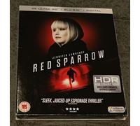 RED SPARROW 4K UHD AND BLU RAY AND SLICOVER BRAND NEW SEALED UK RELEASE
