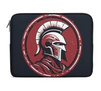 Red Spartan Helmet Laptop Sleeve 13inch Laptop Protective Case for Women Men Shockproof Computer Cover Portable Notebook Briefcases Computer Carrying Bag Lap Top Protector Compatible with Notebooks