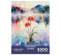 Red Spider Lily, 1000-piece Jigsaw Puzzle, Enjoyable Challenge for Quiet Evenings, Perfect As A Thoughtful Gift, Suitable for Ages 12+, Flower, 38x26cm/1000pcs