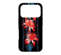 Red Spider Lily Flower in Japanese grunge Aesthetic Style Case for iPhone 17 Pro