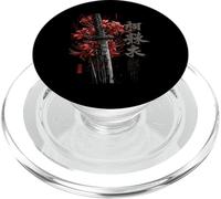 Red Spider Lily Flower Katana Sword Japanese Anime Otaku PopSockets PopGrip for MagSafe