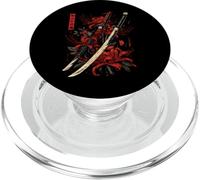Red Spider Lily Flower Katana Sword Japanese Anime Otaku PopSockets PopGrip for MagSafe