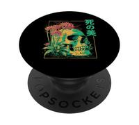 Red Spider Lily Flower Skull Skeleton Japanese Anime Otaku PopSockets Adhesive PopGrip