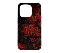 Red Spider Lily Higanbana Japanese Floral Aesthetic Case Case for iPhone 15 Pro