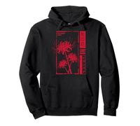 Red Spider Lily Lost Memory Anime Otaku Grunge Aesthetic Pullover Hoodie