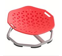 (?Red?) Spinning Chair For Autism, Dual-Grip Design Sensory Spinning Chair For Kids Octagonal Metal Base More Safer, Autism Sensory Equipment
