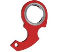 Red Spinning Keychain Fidget,Keychain Spinner Finger Exercising for Finger Portable Keychain Spinner, Novelty Keychain Fidget Toy