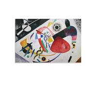 Red Spot II Painted by Wassily Kandinsky Poster Wall Art Bedroom Prints Home Decor Hanging Picture Canvas Painting 16x24inch(40x60cm)