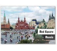 Red Square in Moscow, Russian Federation, Fridge Magnet