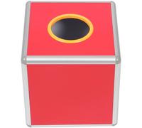 Red Square Lottery Box for Events and Celebrations, Multi-function