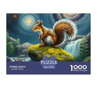 Red Squirrel 1000 Piece Adults Puzzle Kids Age Games Gifts Birthday Animal Difficult Impossible Decompression 70x50cm/1000pcs