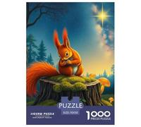 Red Squirrel 1000 Piece Adults Puzzle Kids Age Games Gifts Birthday Animal Home Decoration Decompression 70x50cm/1000pcs