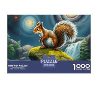 Red Squirrel 1000 Puzzles Adults Puzzle Adults Puzzle Gifts Birthday Animal Difficult Impossible Decompression 38x26cm/1000pcs
