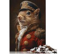 Red Squirrel General Puzzles 500 Pieces Wooden Puzzles Puzzles for Adults & Teenager Educational Puzzle 500pcs (52x38cm)
