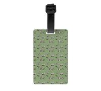 Red Squirrel Print Luggage Tags for Suitcases Waterproof Backpack Labels Family Travel Essentials