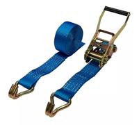 RED STAR 5 Ton 12 Meter Ratchet Straps Hooks Tie Down Trailer Car Lorry Recovery New (1)