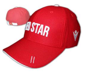 Red Star Belgrade Macron Basecap Red RSB Fan Cap Adjustable Serbia