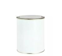 RED STAR Empty Tin Cans Metal Paint Cans Mixing White With Metal Lever Lid 250ml 500ml 1L (1, 500ml)
