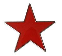Red Star Lapel Pin Badge Five-Pointed Pentagram Communism Communist Symbol CCCP