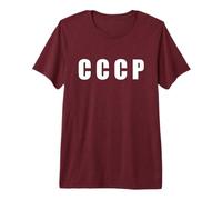 RED Star USSR CCCP Soviet Union Russia Retro Communist Premium T-Shirt