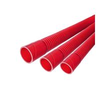 Red Steel Wire Silicone Hose 16-110MM Radiator | High Pressure Rubber Joiner for Intercooler Intake(900MM_ID 38MM)