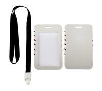 Red Stitches Baseball Card Holder with Black Lanyard, Bus Pass Holders, Vertical Cards Protector for Men, Vertical ID Cards Protector for Doctor, Nurse Essentials Nurse Essentials Work