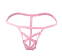Red Stockings and Suspenders Set Girl Lingerie Bikini Briefs Men Slow Sexy Waist Ice Male G Strings Mens Women S Lingerie Secret Sexy Set Pink One Size
